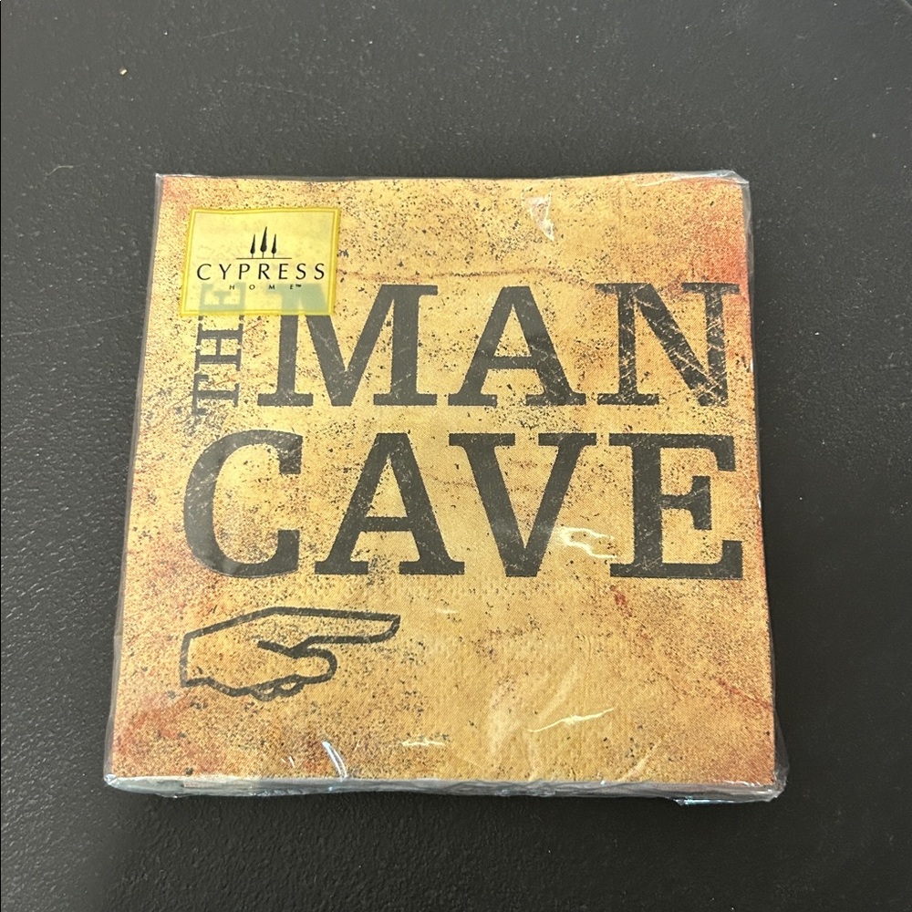 Paper cocktail, napkins.  Man Cave.   Set of 20 unopened.